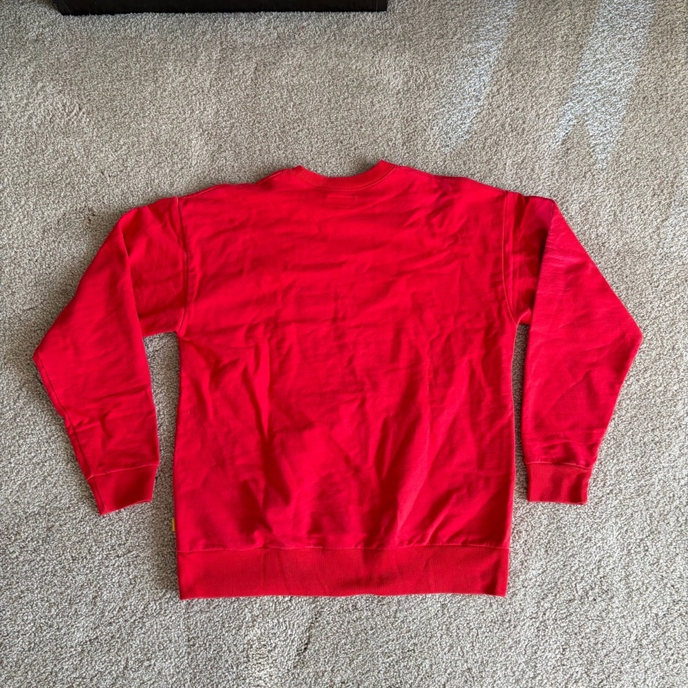 Golf Wang Bold logo streetwear Tyler the creator Red Crewneck Sweater size large - Picture 5 of 10